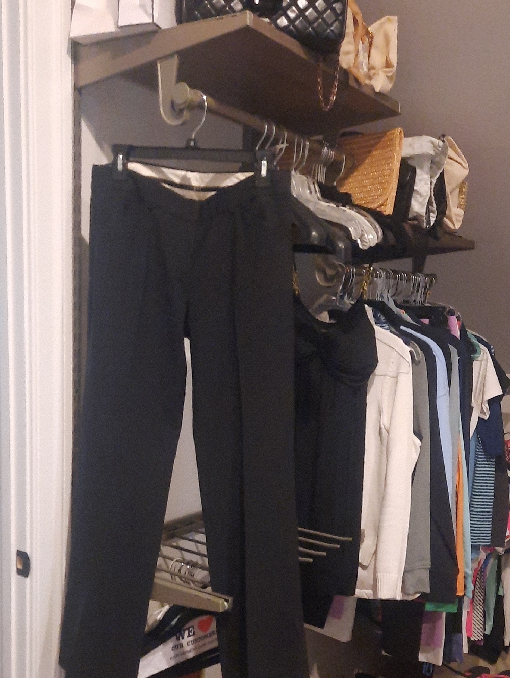 Theory Black Straight-Leg Women's Trousers